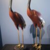 Chine - Couple de Grues en émaux cloisonnés - Début 20ème - VENDU – Image 2