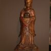 Chine - Représentation en bois du bodhisattva Guanyin - 18ème - VENDU – Image 2