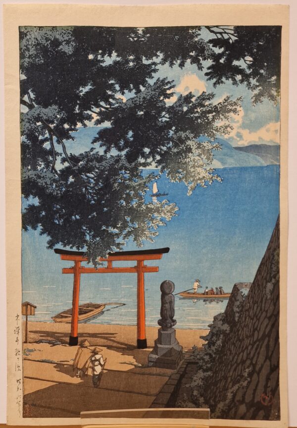 Japon - Estampe Shin-Hanga - Kawase Hasui - Lac Nikko Chuzenji