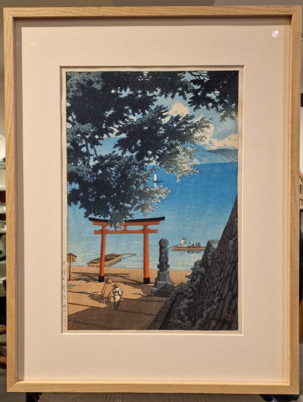 Japon - Estampe Shin-Hanga - Kawase Hasui - Lac Nikko Chuzenji – Image 2