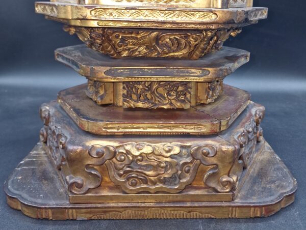 Japon - Amithaba - Mudra Roue de la Loi - Miroir Fujiwara Tomoyoshi - Edo – Image 13