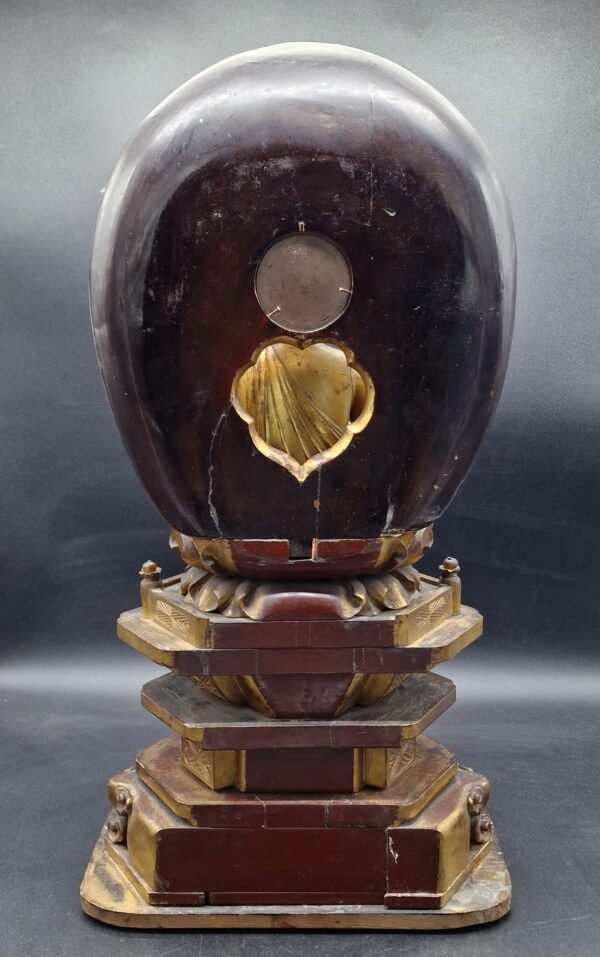 Japon - Amithaba - Mudra Roue de la Loi - Miroir Fujiwara Tomoyoshi - Edo – Image 7