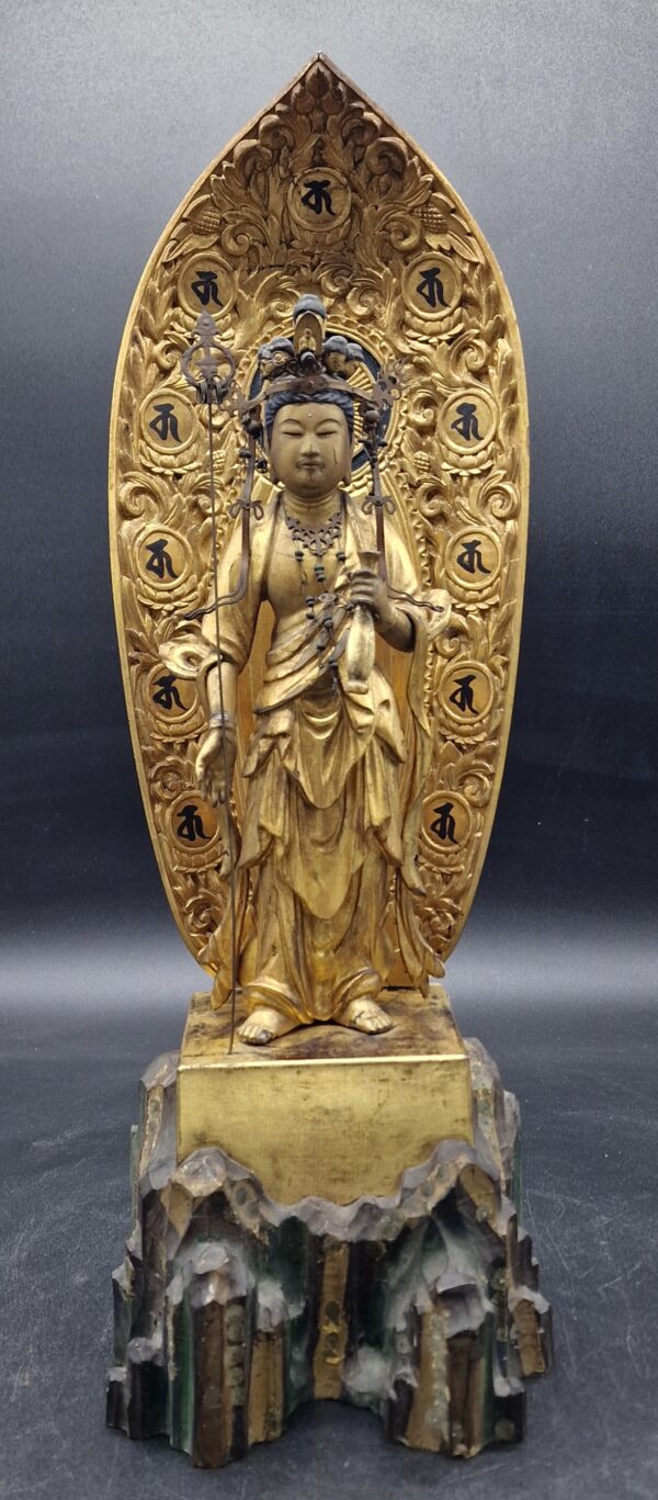 Japon - Jûichimen-Kannon avec Butsudan - Edo – Image 6