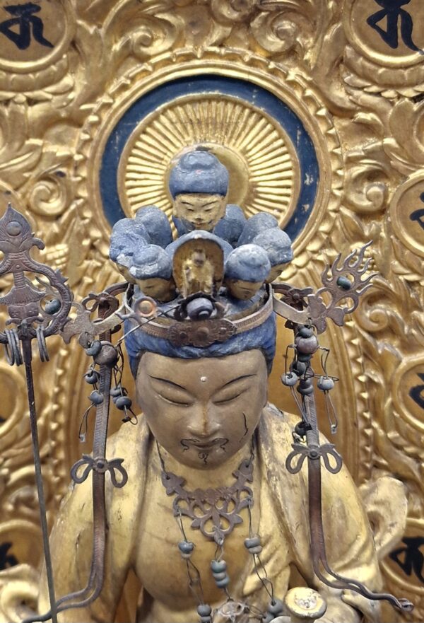 Japon - Jûichimen-Kannon avec Butsudan - Edo – Image 4