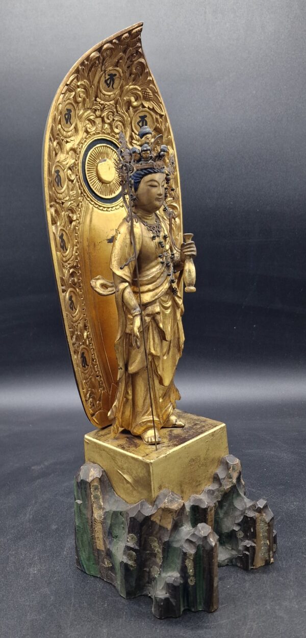 Japon - Jûichimen-Kannon avec Butsudan - Edo – Image 9