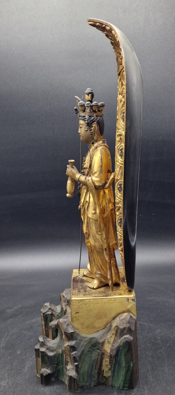 Japon - Jûichimen-Kannon avec Butsudan - Edo – Image 8