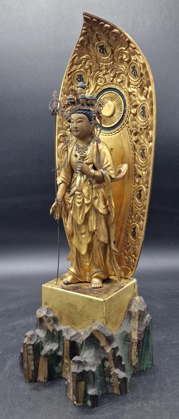 Japon - Jûichimen-Kannon avec Butsudan - Edo – Image 7