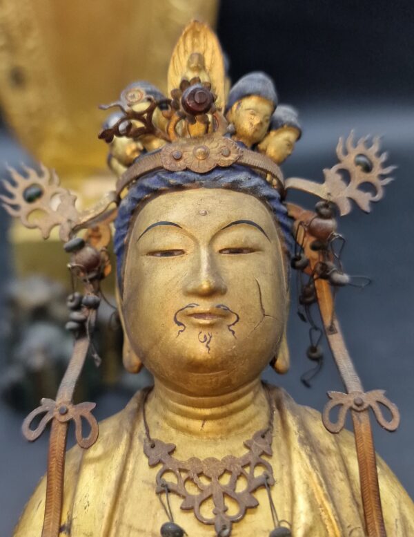 Japon - Jûichimen-Kannon avec Butsudan - Edo – Image 3