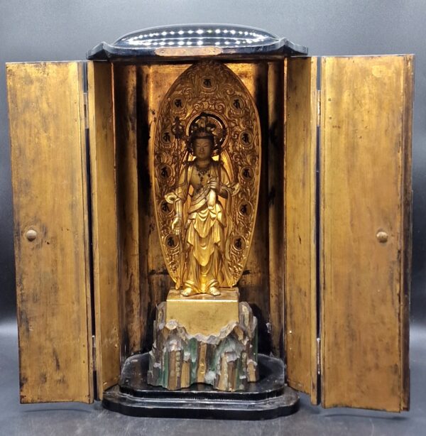 Japon - Jûichimen-Kannon avec Butsudan - Edo – Image 11