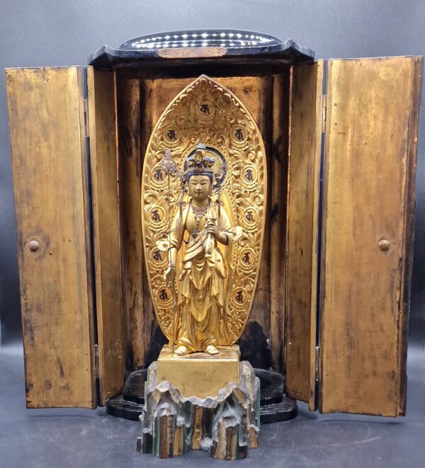 Japon - Jûichimen-Kannon avec Butsudan - Edo