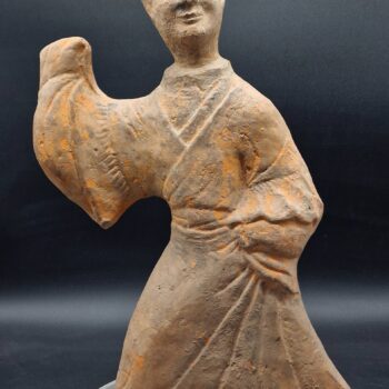Chine - Danseuse en terre cuite - Province de Sichuan - Dynastie Han - TL