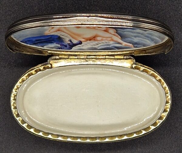 Tournai - Boite en Porcelaine tendre de Tournai décor Polychrome - 18ème – Image 10