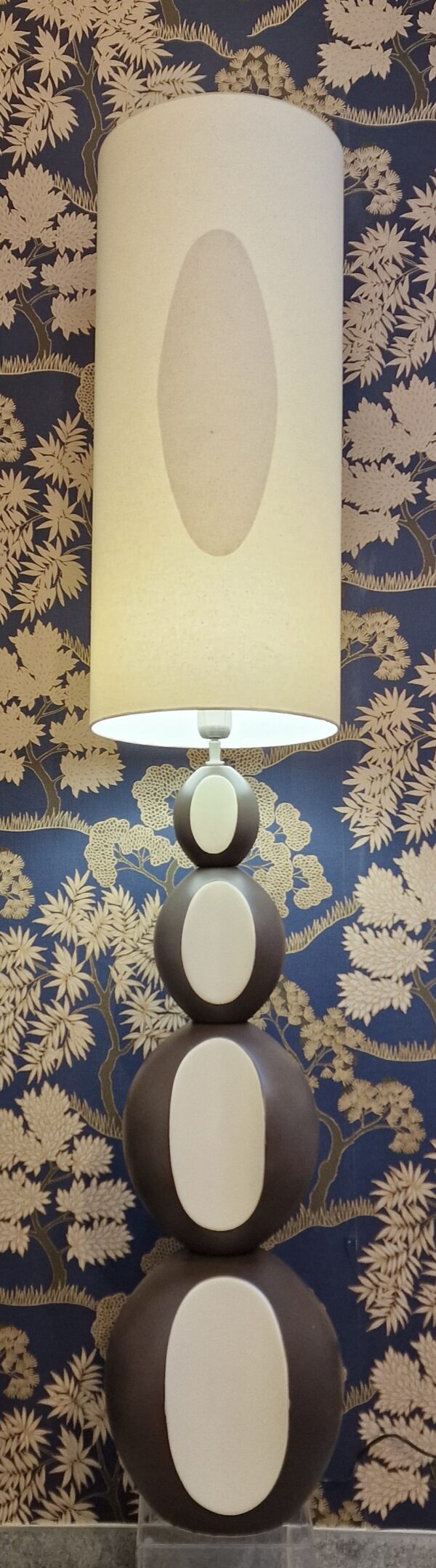 France - Haute lampe à poser à 4 sphères - Louis Drimmer - Années 70.