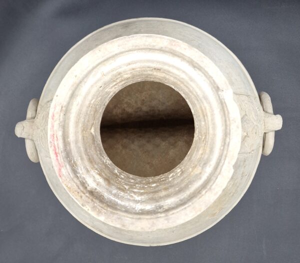Chine - Vase Hu en terre cuite avec anneaux - Dynastie Han - TL – Image 7