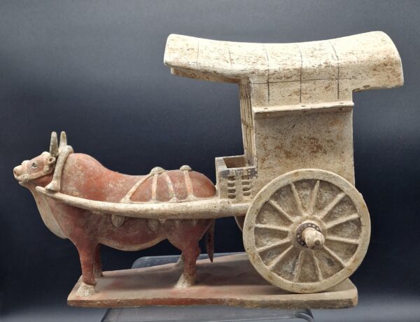 Chine - Chariot et Boeuf harnaché - Dynastie Wei