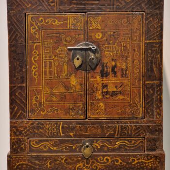 Chine - Petit cabinet taoïste - Zi tan - Dynastie Qing - 18/19ème.