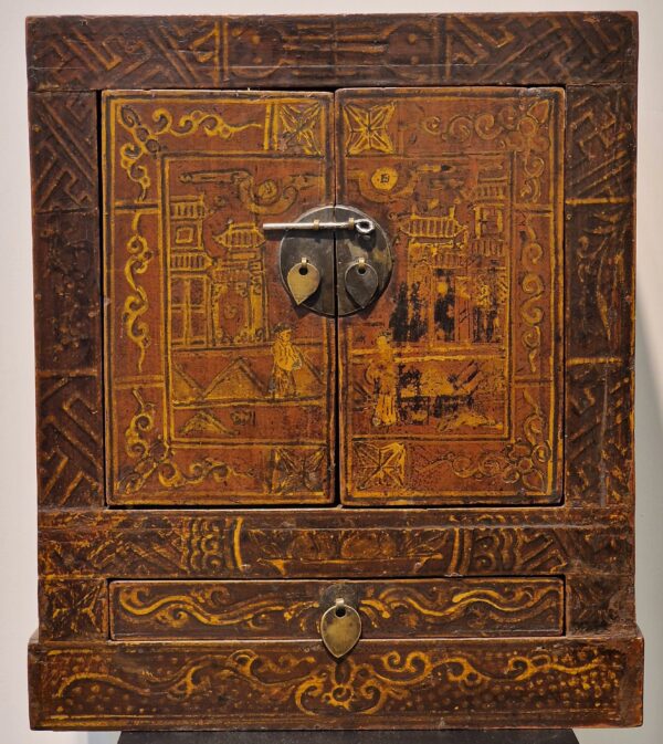 Chine - Petit cabinet taoïste - Zi tan - Dynastie Qing - 18/19ème.
