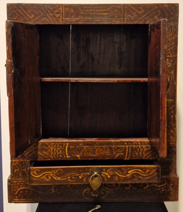 Chine - Petit cabinet taoïste - Zi tan - Dynastie Qing - 18/19ème. – Image 3