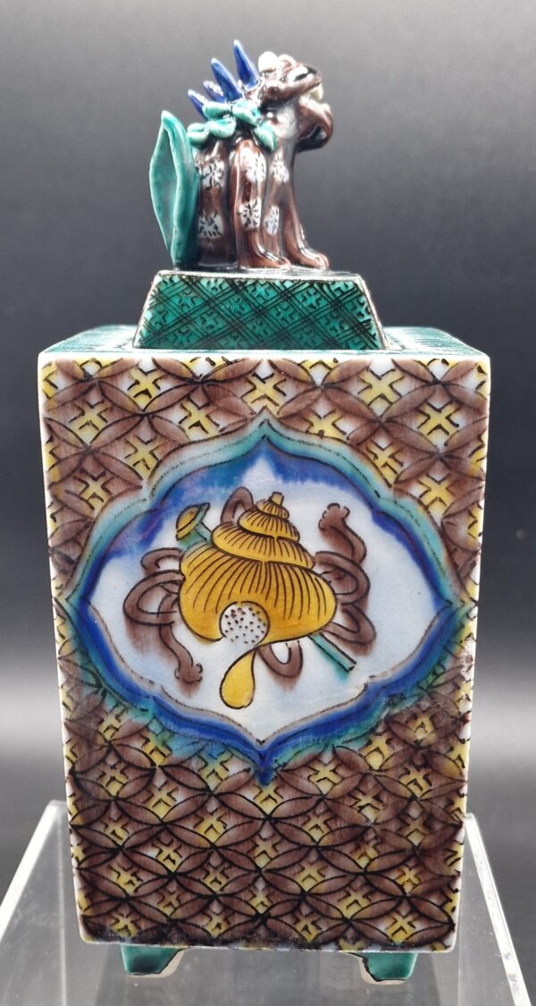 Japon - Diffuseur de parfum en porcelaine de Kutani - Shishi - Meiji – Image 5