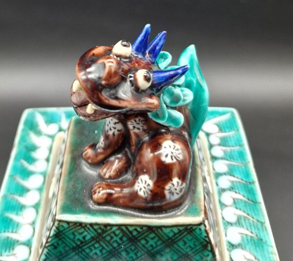 Japon - Diffuseur de parfum en porcelaine de Kutani - Shishi - Meiji – Image 3