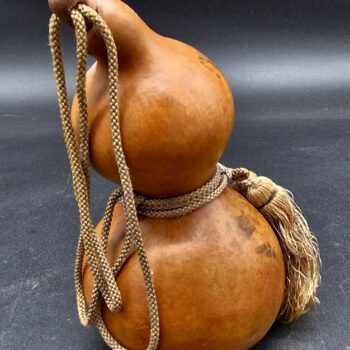 Japon - Double gourde "Hyotan" à saké (Tokkuri) - Meiji - 19ème.