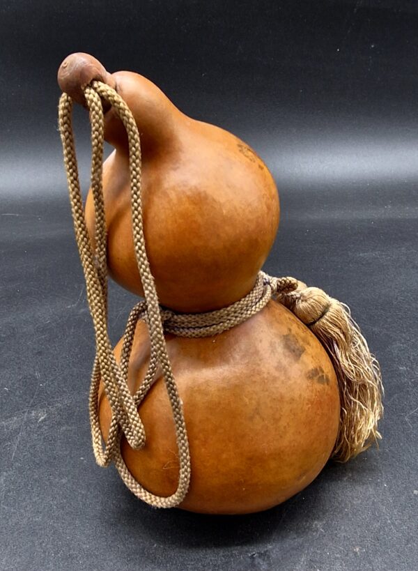 Japon - Double gourde "Hyotan" à saké (Tokkuri) - Meiji - 19ème.