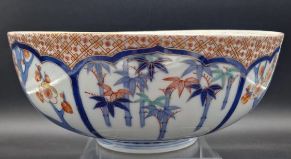 Japon - Superbe bol au décor Imari et papillons - Fukagawa - Koransha - Arita - Meiji - 19ème - VENDU – Image 4