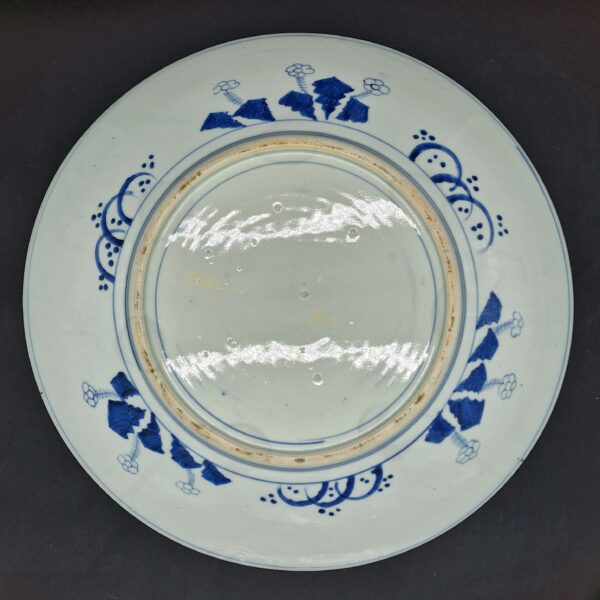 Japon - Grand plat rond - Imari - Meiji - 19ème. – Image 3