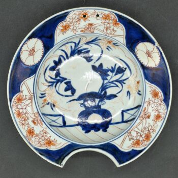 Japon - Plat à barbe - Imari - Meiji - 18ème.