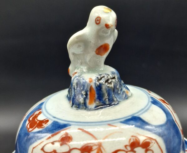 Japon - Paire de potiches à frêtels d'oiseaux - Imari - 19ème – Image 4