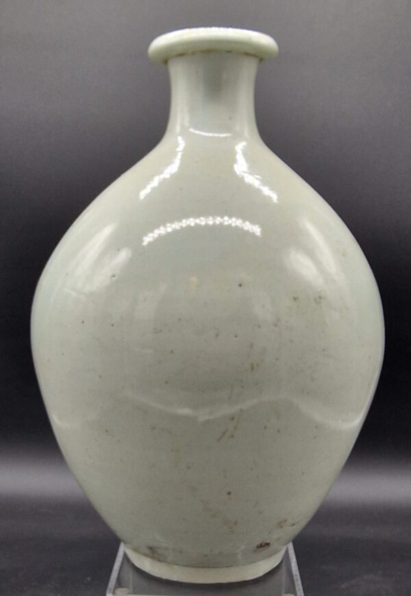 Japon - Bouteille ovoïde en céramique céladon - Edo - 19ème. – Image 3