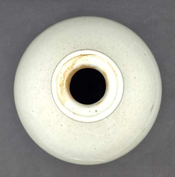 Japon - Bouteille ovoïde en céramique céladon - Edo - 19ème. – Image 4