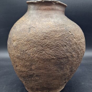 Japon - Vase Koshigaraki en grès de Bizen - Edo - Vers 1650