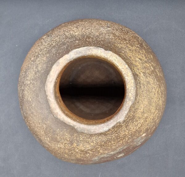 Japon - Vase Koshigaraki en grès de Bizen - Edo - Vers 1650 – Image 4
