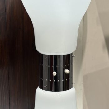 Lampadaire Space Age en verre opalin - Carlo Nason - Edition Mazzega - Vers 1968–1975