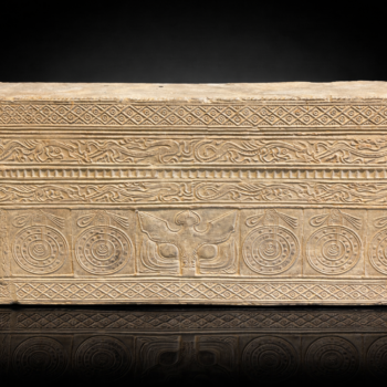 Chine - Rare Linteau Funéraire - Dynastie Han - TL