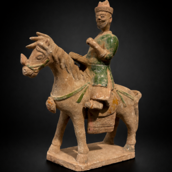 Chine - Cavalier musicien au tambour - Dynastie Ming - TL