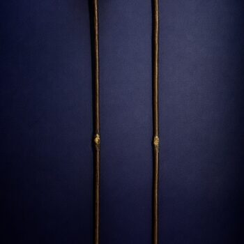 Région Himalayenne (Tibet / Népal) - Rarissime Cuillères libatoire - Gang-luk / Zuk-luk - 19ème.