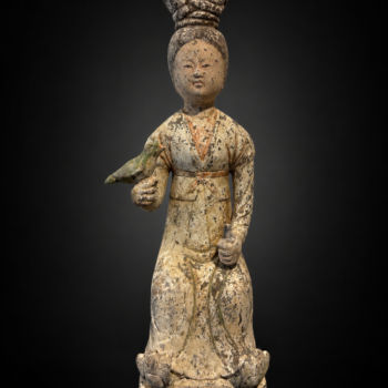 Chine - Courtisane au Faucon - Dynastie Tang - TL