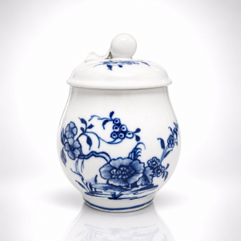 Porcelaine de Tournai - Crémier Boule au décor Ronda  - 18ème