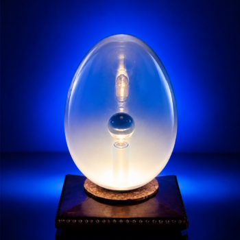 Italie - Lampe de table modèle Egg ou Uovo - Murano - Carlo Nason pour AV Mazzega - 1970