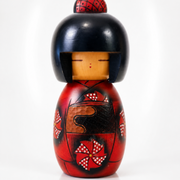 Japon - Poupée Sōsaku Kokeshi - Période Shōwa (circa 1960–1970)
