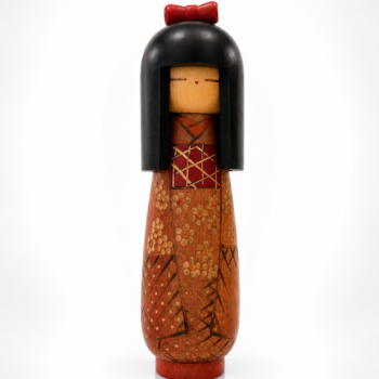 Japon - Poupée Sōsaku Kokeshi - Kazuo Takamizawa - Période Shōwa (circa 1960–1970)